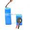 10P6S 37V 18Ah rechargable battery pack with Samsung 18650 30Q without PCS use for Robot &UAV