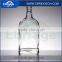 clear 250ml flask liquor glass wine bottle, spirit bottle