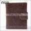 Durable business work portable design short size export items oem factory China crazy horse trifold man leather wallet