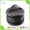 Round Shape Tote Bag Black Polyester Makeup Pouch Cosmetic Bag