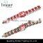 brand new Fashion jewelry New Fashion Metal red Resin Diamond Cross Bracelet