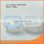 New design square shape 280ml glass food container from China