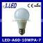 E27 low price led a60 10w bulb light CE ROHS high quality