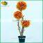 hot sale artificial topiary glass ball frame