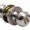 American Hotel door lock tubular easy installation knob lock with brass key