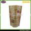 Can Smell Product Strong Leakproofness With Valve Brown Stand Up Paper Bag Kraft Circular Bead For Pack Flour Powder Coffee