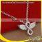Mens Silver Necklace Cheap Angel 925 Wing Pendant