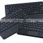 Universal bluetooth keyboard with leather case for Android Win8 dual system with touch pad bluetooth