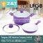 Aluminum 6pcs Fry pan and Casserole ceramic cookware