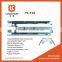 YL-125 Three-fold push&soft close drawer slide rail floor mount drawer slides with iron handles
