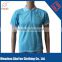 fashion design short sleeve stand-up collar with zipper t shirt ,mesh fabric sport t shirt