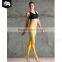 70% Polyester 30% spandex custom fitness yoga cropped leggings