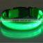 Safety Dog Collar Pet Products Nylon LED Collar Light-up Flashing Glow LED Collars