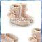 pink cable girls knit boots with cute pom pom