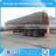 Tri-axle low bed fuel tank truck semi trailer for chemical liquid