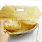 Pearl embroidered clutch Lt-gold envelope Baeded clutch bag