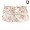 sweat casual style fashion floral print denim shorts JXA087