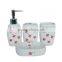  Ceramic bathroom accessories set