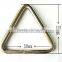 Solid and cheap metal triangle buckle