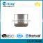 portable bluetooth speaker with APP in metal shell and cylinder mini BT speaker 5W with 1000mah battery