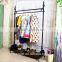 high quality cloth stand display/cloth stand display/clothes hanging display stand