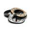 Decorative Black Plastic Rhinestone Shoe Buckles
