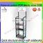 supermarket travelling glass display stand, floor Travel mugs display racks