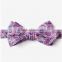 2016 fashion creative design custom brand cotton printed bow tie for man