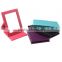 Fashion Portable Foldable Leather Mirror Women Beauty Make up Mirror Cosmetic Mirror