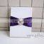 Elegant fancy wedding invitation gift box