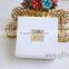 Unique creative ring boxes wedding ring bearer box with beaded name plate of W
