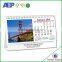 new design costom made factory price professional calendar printing with spiral binding