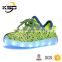 2016 The Newest Flyknit Light Shoes Kids LED Light Up Shoes