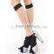 Two Tone Sheer Ladies Transparent Knee High Socks