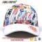 fashion floral baseball caps for girls