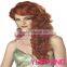 High quality long wavy blonde mermaid costume wig