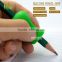 New Design silicone pencil case Eco-Friendly and Durable pencil grip aid children writing