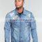 quilted Mens blue 100% cotton denim Jean jacket (LOTJ300)