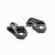 Custom Metal Gunmetal Shoe Lace Hook With Eyelets