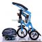 Latest model foldable baby tricycle for kids trike children tricycle stroller 4 in1