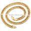 Latest 316l stainless steel heavy gold chain necklace for men