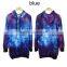 Custom New Fashion Womens Space Starry Top Jumper Top Hoodie Coat Plain Sweatshirt Sweats