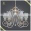 2016 New Arrival White Brush Gold Glass Chandelier, Hanging Decorative Pendant Light
