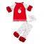 Baby girl santa claus christmas set ruffle design baby clothes from Kapu