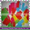 Colorful tissue paper confetti for table decoration