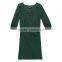 New 240T Dark Green Polyester Pongee Clothes Fabric of Manufacture for Dress