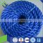 3 strand colored pe rope uv protected, fishing rope/pe nylon rope