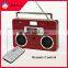 Solar Charge Portable FM Radio With Music Player And Light