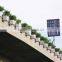 UV protection rectangular planter with black drain board