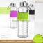 New Design Glass Soda Water Bottle with Stainless Steel Lid